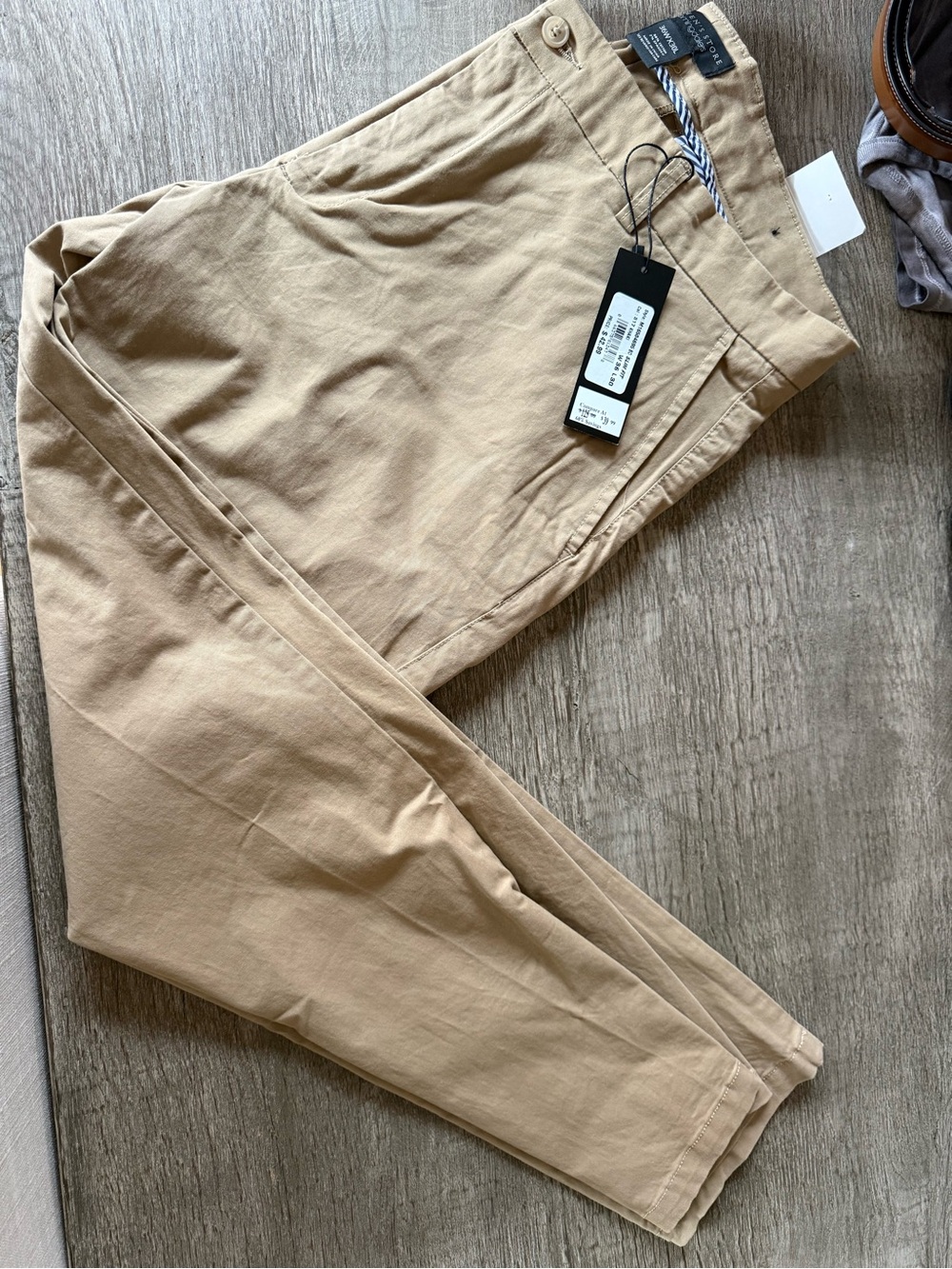 New! Men's Khaki slim fit pants